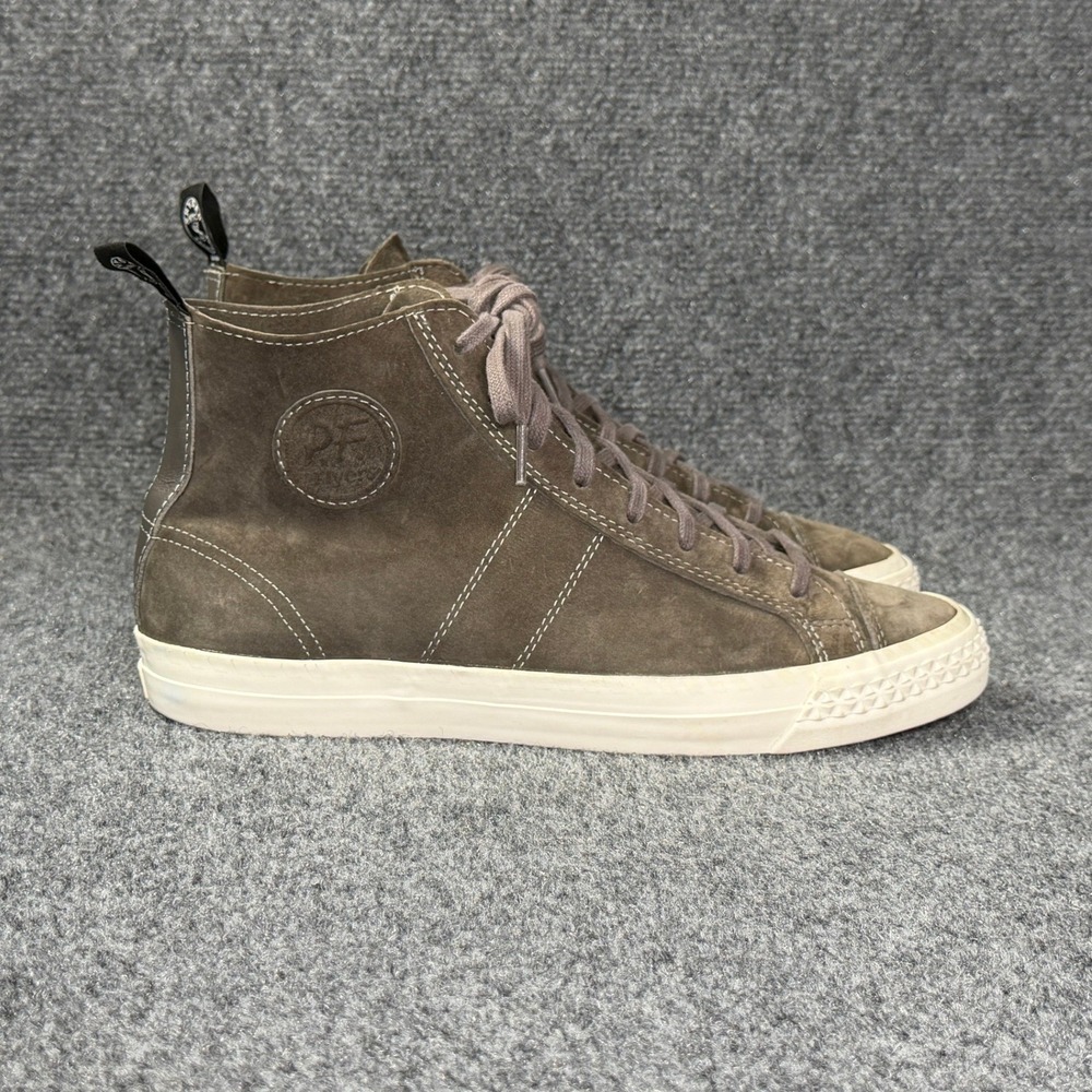 PF Flyers Center Hi Sneakers Men's 9 Green Suede Retro Vintage Athletic Shoes
